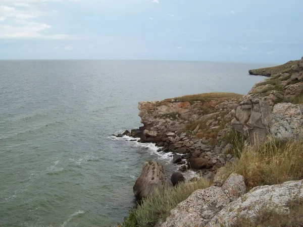 Ogólne Plaze Morzu Azowskim Krymie — Zdjęcie stockowe