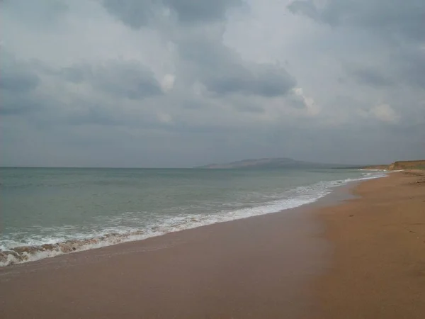 Village Yakovenkovo Dolyna Crimea Black Sea Beach — Stok fotoğraf