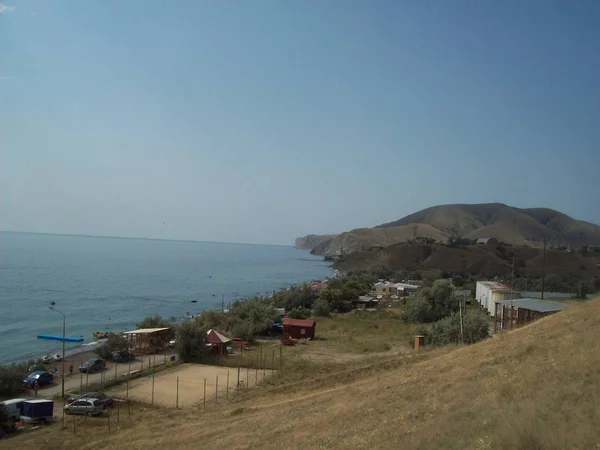 Village Soniachna Dolyna Crimea Black Sea Beach — Stockfoto