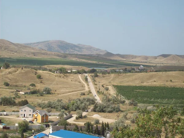Village Soniachna Dolyna Crimea Black Sea Vineyards — Stockfoto
