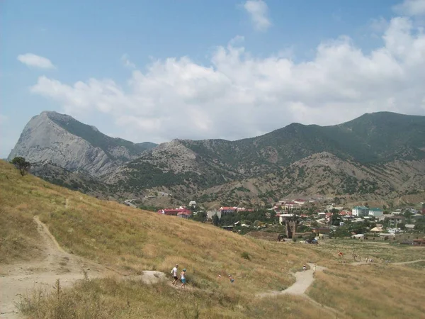 Ville Sudak Crimée Sur Mer Noire — Photo