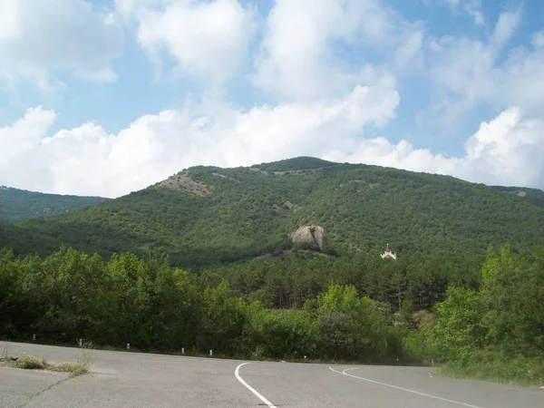 Resa Till Crimea Hav Bergslandskap — Stockfoto