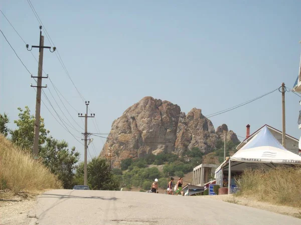 Reizen Naar Crimea Zee Berglandschap — Stockfoto