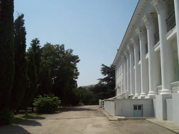 Crimea Deniz Dağ Manzarası Için Seyahat — Stok fotoğraf