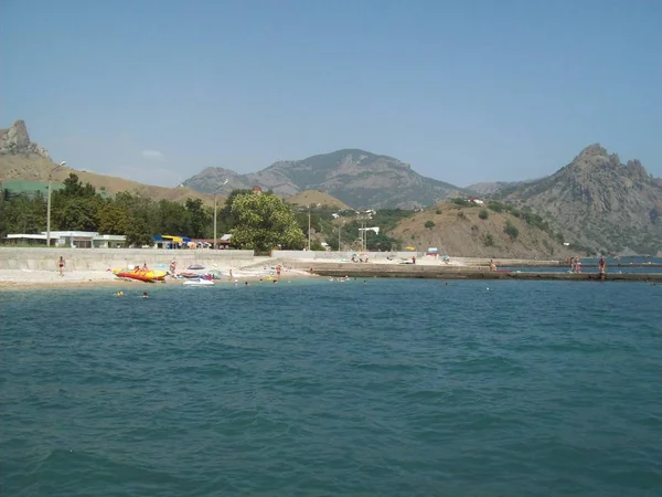 Podróż Crimea Morze Góry Krajobraz — Zdjęcie stockowe