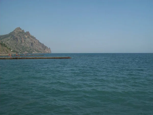 Reizen Naar Crimea Zee Berglandschap — Stockfoto