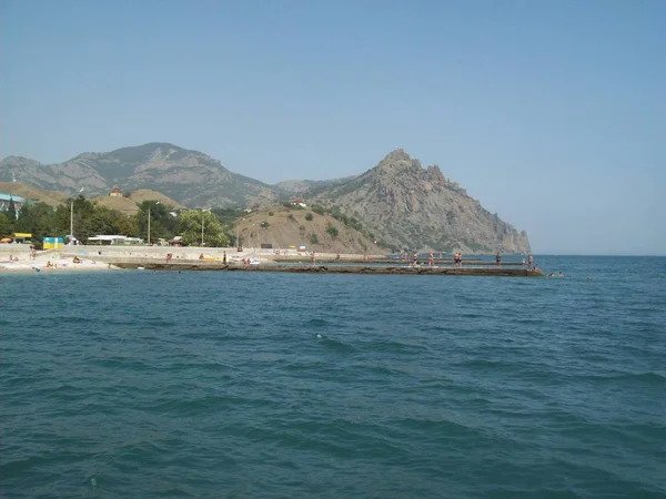 Viaggio Crimea Mare Montagna Paesaggio — Foto Stock