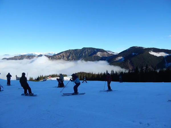 Resa Till Slovakien För Skidorten Jasna — Stockfoto