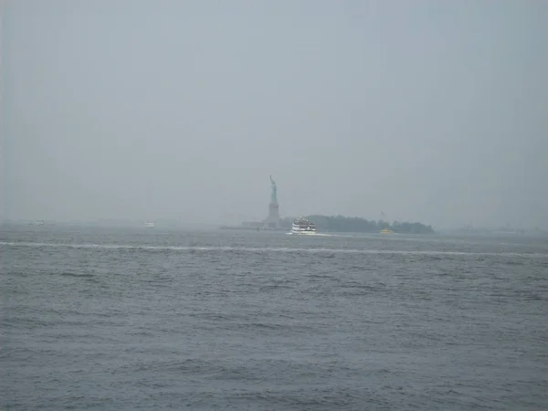Vista Estátua Liberdade Nova York — Fotografia de Stock