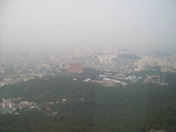 Veduta Della Città Seoul Dalla Torre Centrale Della Corea Del — Foto Stock