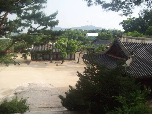 Ταξιδεύουν Προς Την Πόλη Της Σεούλ Νότια Κορέα — Φωτογραφία Αρχείου