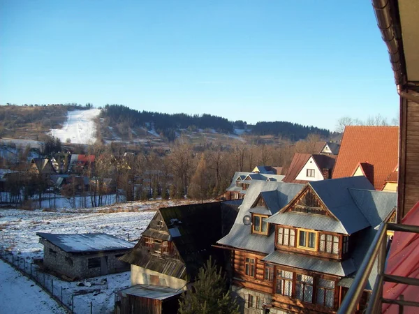 Viaggio Alla Stazione Sciistica Zakopane Polonia — Foto Stock