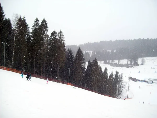 Utazni Téli Üdülőhely Zakopane Lengyelország — Stock Fotó