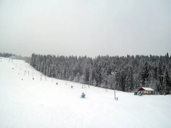 Viaje Para Estância Esqui Zakopane Polônia — Fotografia de Stock