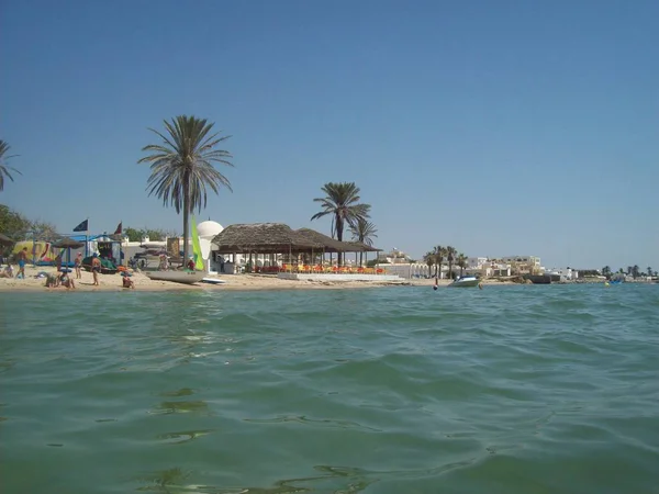 Путешествие Тунис Морю — стоковое фото