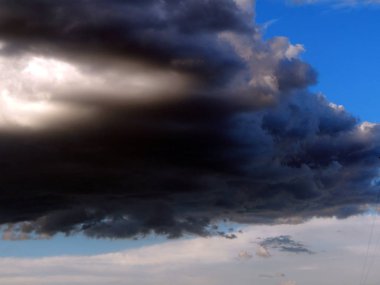 Gökyüzü bulutlu, bulutlu hava arka plan dokusu