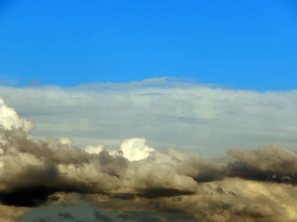 Texture Ciel Avec Nuages Fond Nuageux — Photo