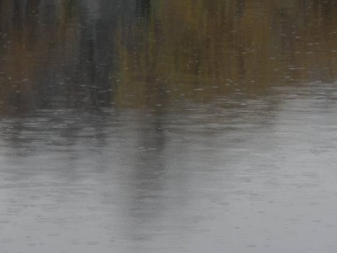 Bir nehir, yağmur, yüzey su doku