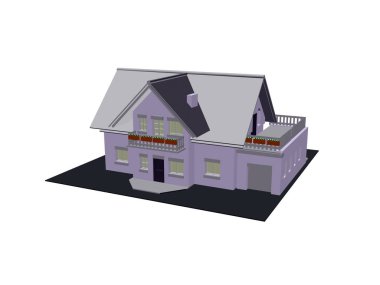 Mimari modeller ve kompozisyon bina