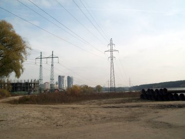 Elektrik İletim Hattı şehir