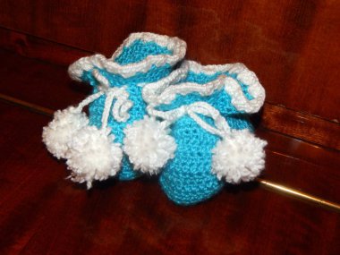 Moda Örgü Bebek Patikleri