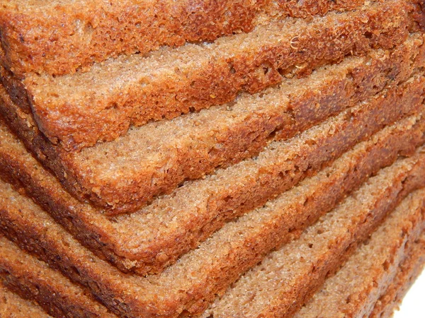 Κομμένο Σπιτικό Τεμαχισμένο Ψωμί — Φωτογραφία Αρχείου