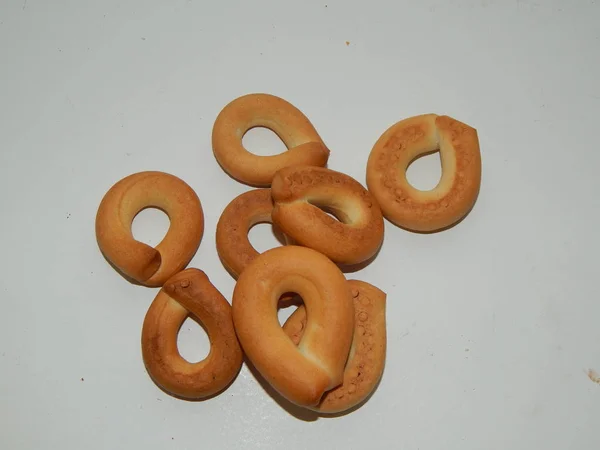 Bagels Finos Assados Com Sementes Papoula — Fotografia de Stock