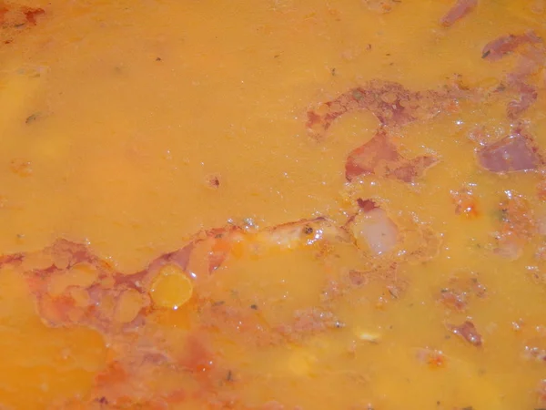 Texture Boiled Fat Soup — Stock Photo, Image