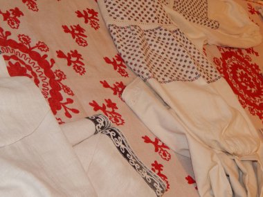 Ukrayna işlemeli retro kostüm desenleri