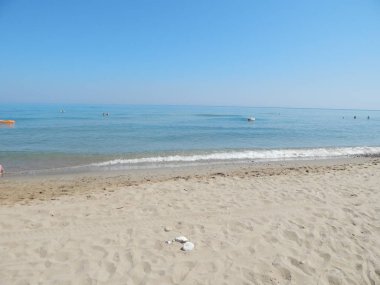 Yunanistan 'ın Girit adasındaki Kavros köyü denizde