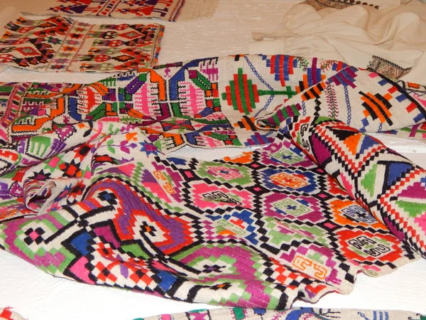 Patterns Ukrainian Embroidered Retro Costume — Stock Photo, Image
