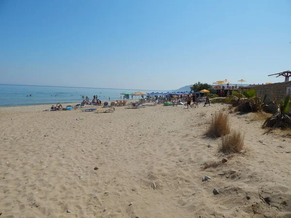 Kavros Aldeia Ilha Creta Grécia Mar — Fotografia de Stock