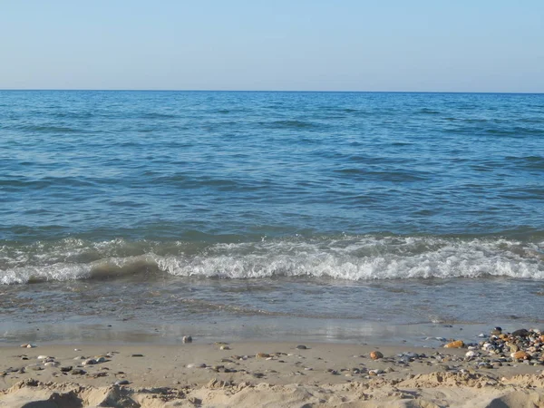 ギリシャのクレタ島の山と海の旅行します — ストック写真