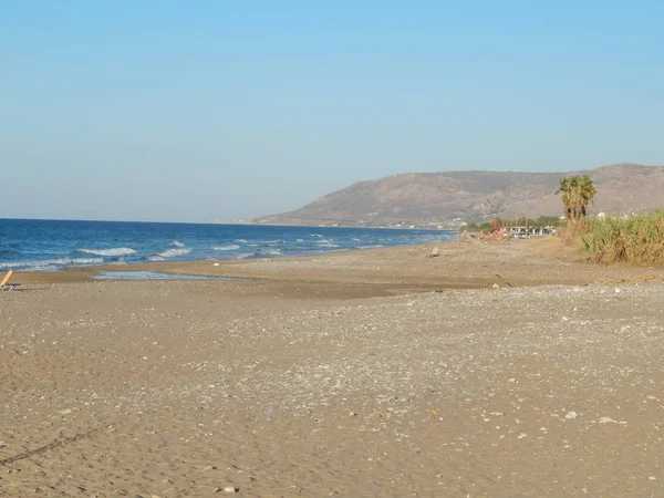 Kavros Pueblo Isla Creta Grecia Mar — Foto de Stock