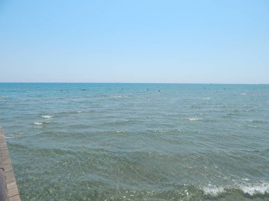 Plaj Akdeniz Kıbrıs Rum Kesimi Larnaka Bölgesi 