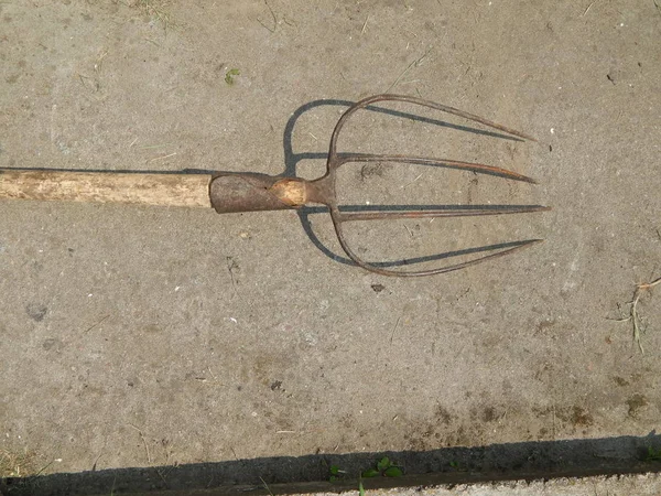 Garden Tools Repair Shovel Rake Hammer — Stock Photo, Image
