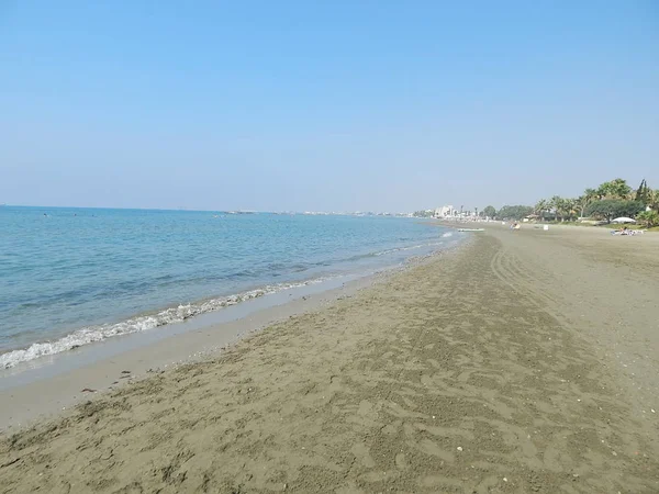 Plaj Akdeniz Kıbrıs Rum Kesimi Larnaka Bölgesi 