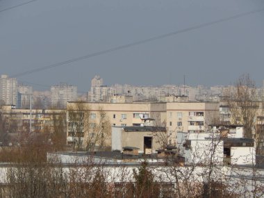 Alan uyku modern şehir panoraması