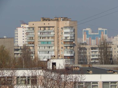 Alan uyku modern şehir panoraması