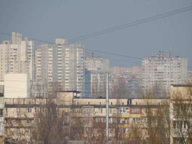 Alan uyku modern şehir panoraması