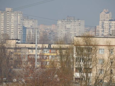 Alan uyku modern şehir panoraması