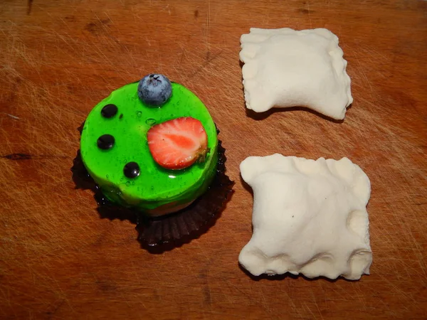 Słodycze Ręcznie Robione Wyroby Cukiernicze Ciasta Eklery — Zdjęcie stockowe