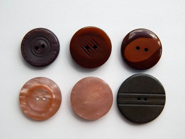 Κουμπιά Διαφορετικές Συνθέσεις Και Μεγέθη — Φωτογραφία Αρχείου