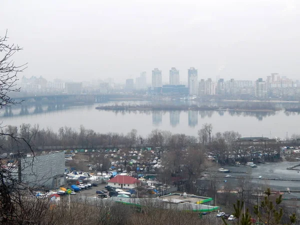 Cestu Města Kyjev Ukrajina — Stock fotografie