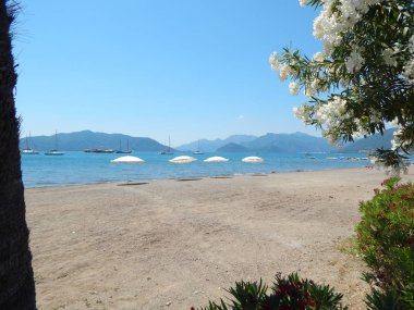 Türkiye'de tatil beldesi Ege Denizi üzerinde Marmaris'te