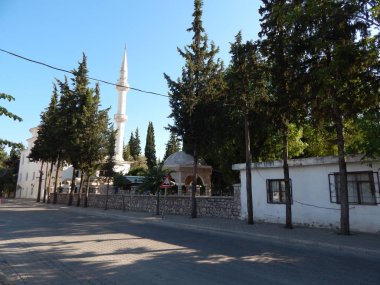 Türkiye'de tatil beldesi Ege Denizi üzerinde Marmaris'te