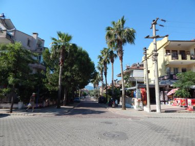 Türkiye'de tatil beldesi Ege Denizi üzerinde Marmaris'te