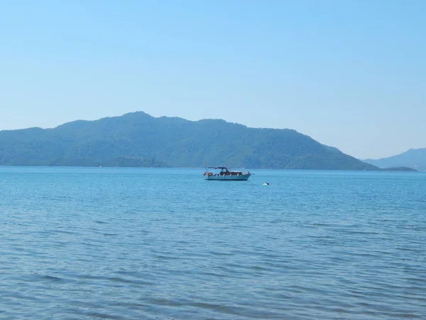 Türkiye'de tatil beldesi Ege Denizi üzerinde Marmaris'te