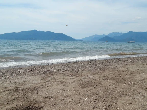 Türkiye'de tatil beldesi Ege Denizi üzerinde Marmaris'te