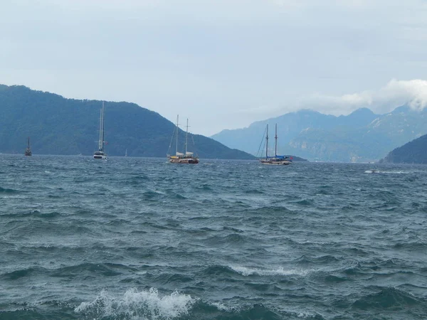 Türkiye'de tatil beldesi Ege Denizi üzerinde Marmaris'te